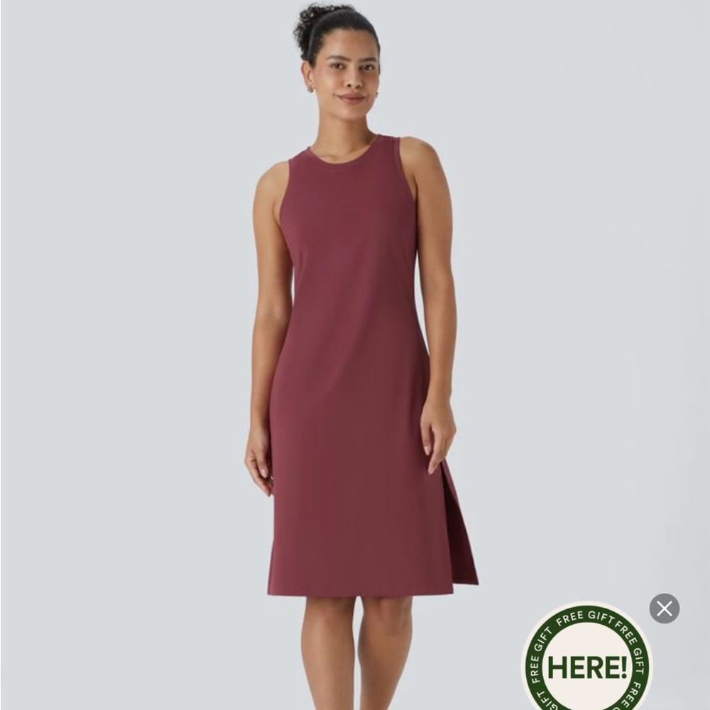 Halara Sleeveless Cardovan Red Dress